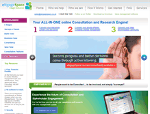 Tablet Screenshot of engagespace.co.uk